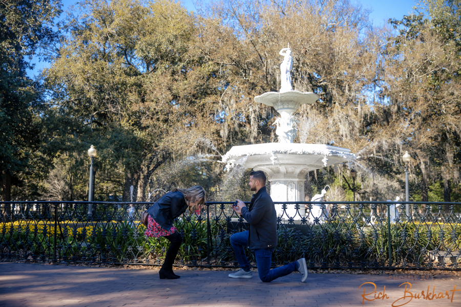 Forsyth Park Proposal Photography
