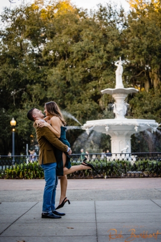 Forsyth Park Surprise Proposal - Rich Burkhart Photography 13